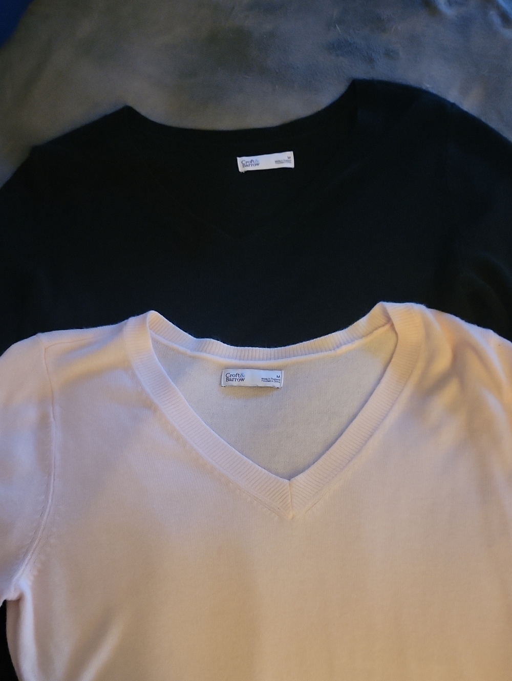 Croft & Barrow Vneck Sweaters Bundle